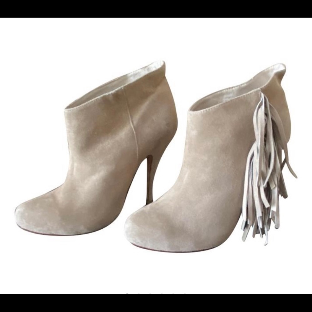 Plomo Suede Booties
